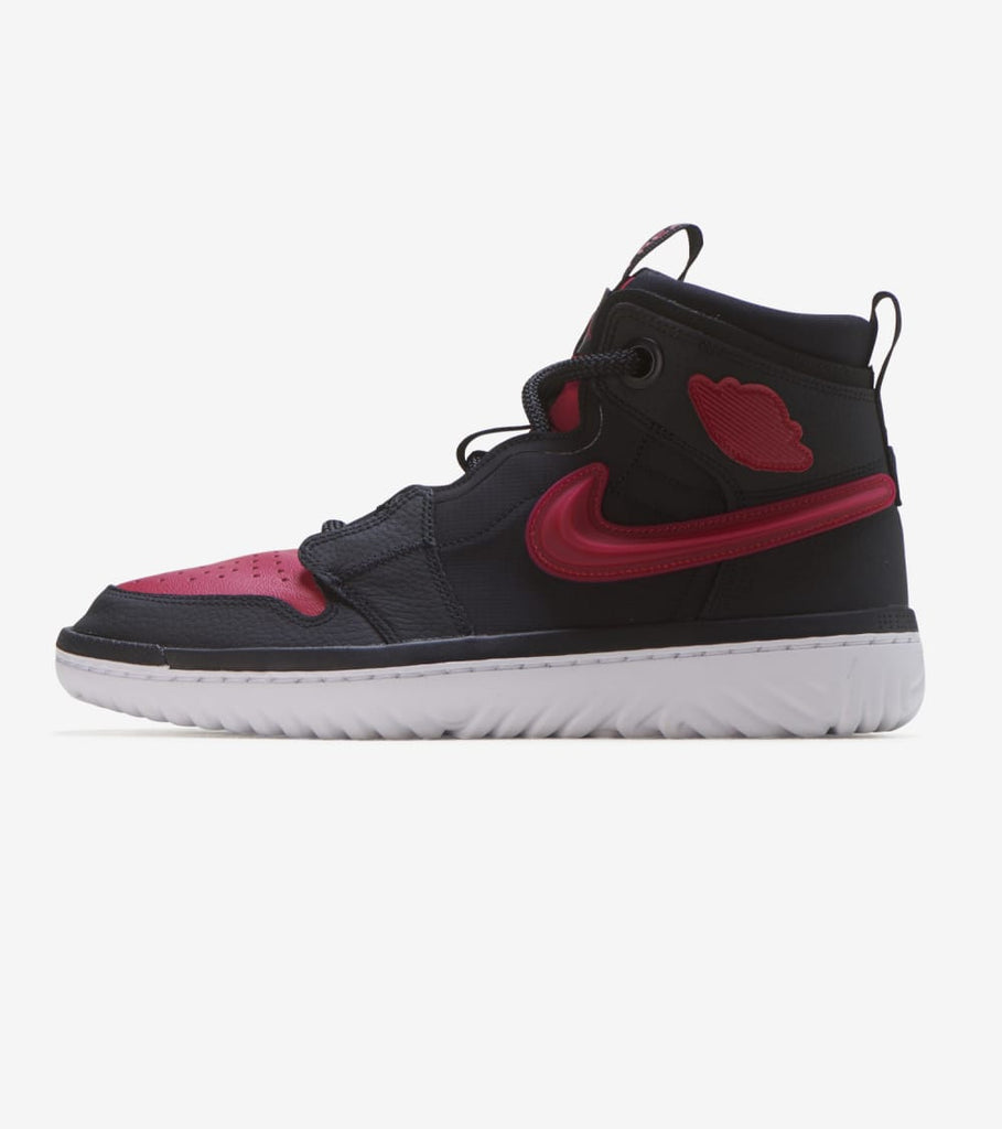 jordan 1 high react black white gym red