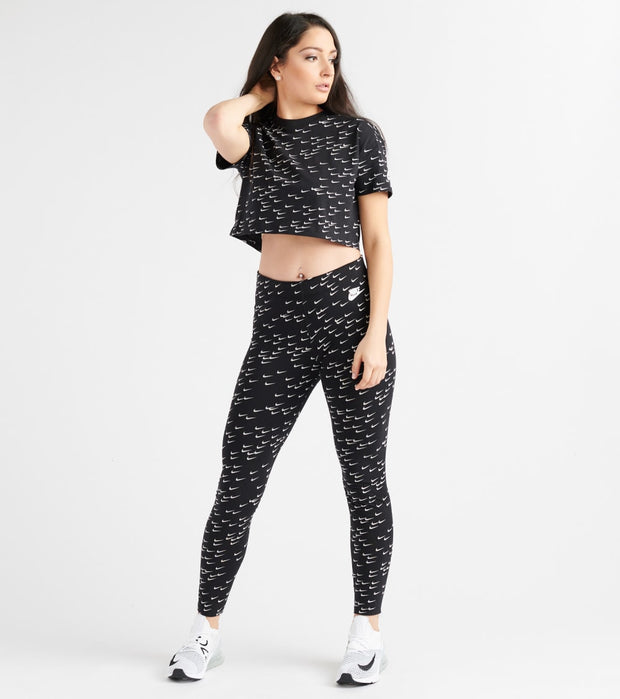 nike all over print crop top