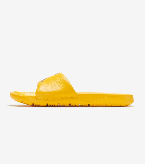 yellow nike sandals