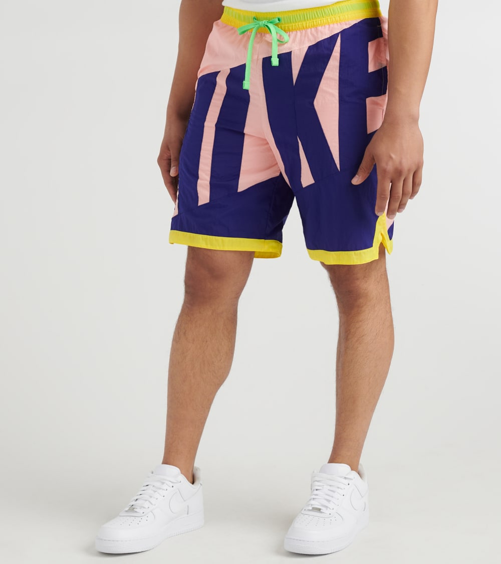 nike throwback shorts purple