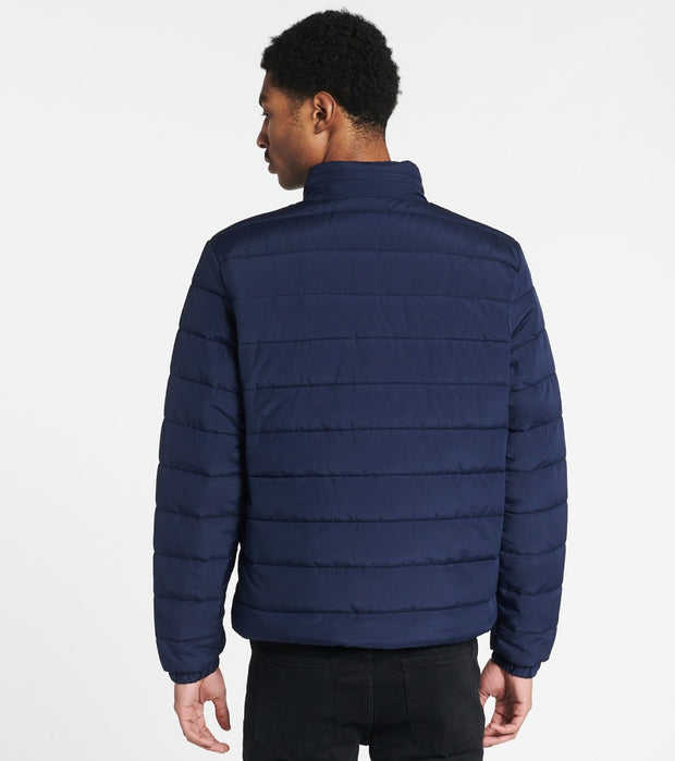 lacoste full zip padded jacket