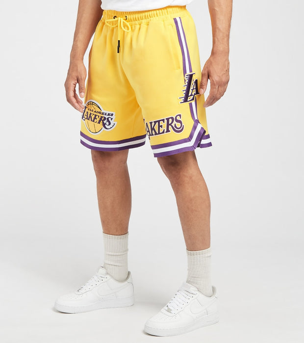 Pro Standard Lakers Pro Team Shorts (Yellow) - BLL351639-YLW | Jimmy Jazz