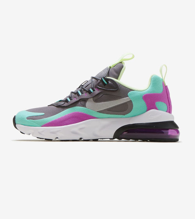 nike air max 270 react purple and green