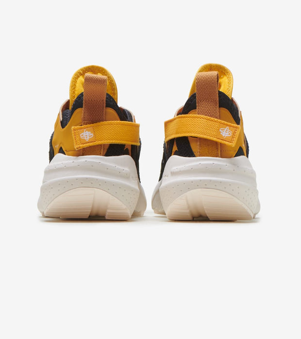 yellow huarache shoes