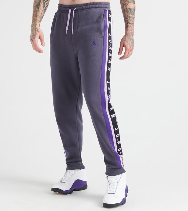 men's jordan air colorblocked fleece jogger pants