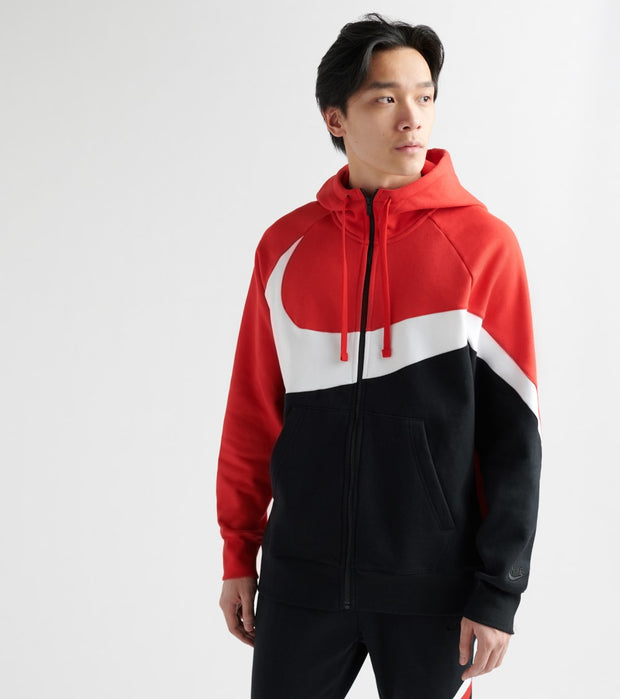 nike swoosh fleece jacket