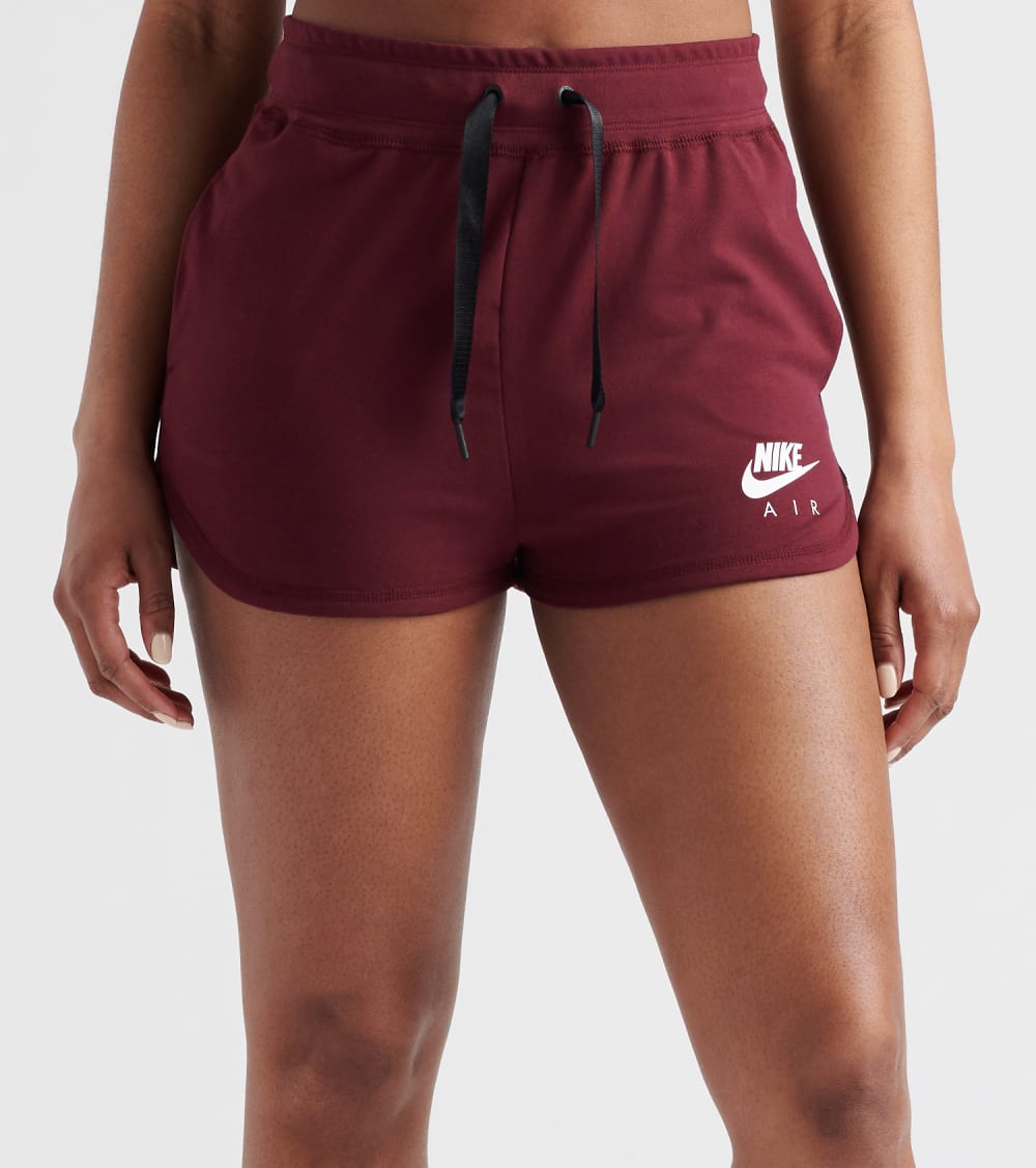 burgundy nike shorts