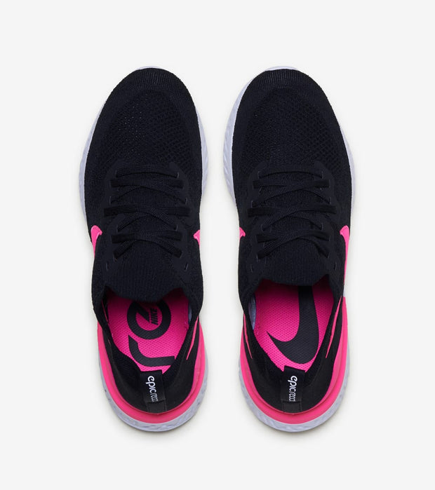 nike epic react flyknit 2 black pink