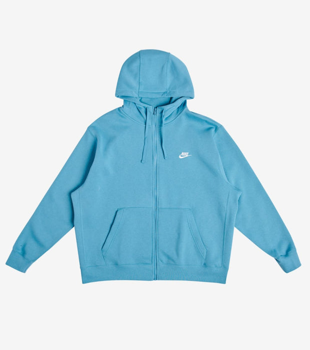 nike sportswear club fleece hoodie blue