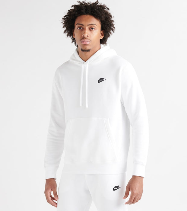 white nike pullover