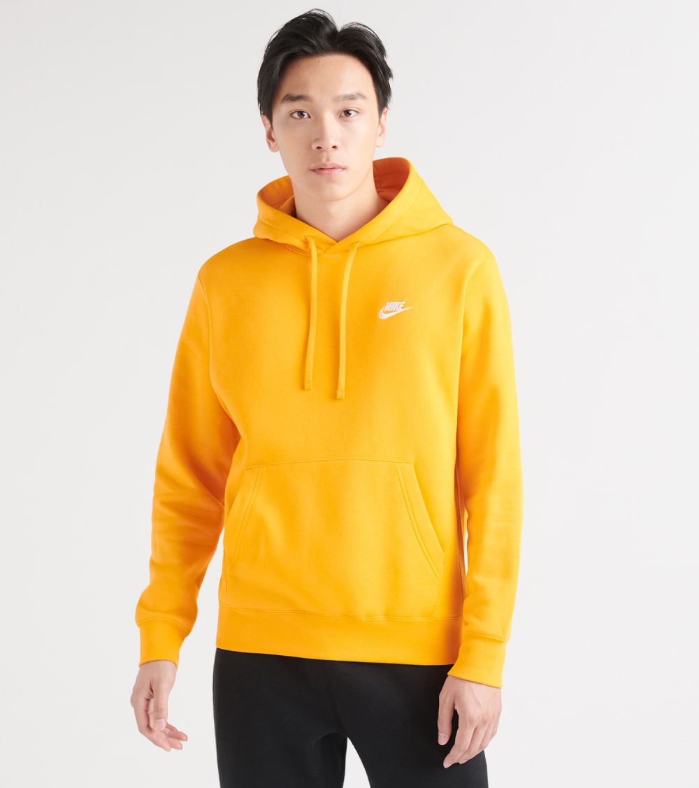 nike pullover hoodie orange