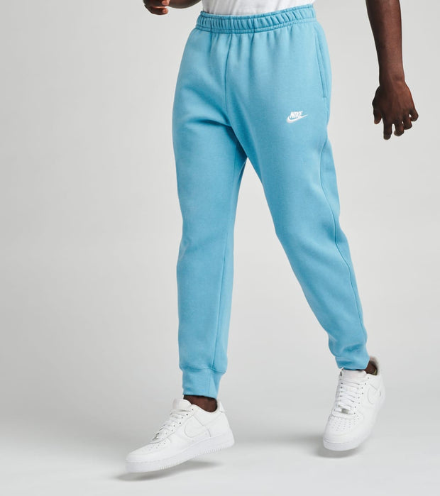 nike club fleece blue