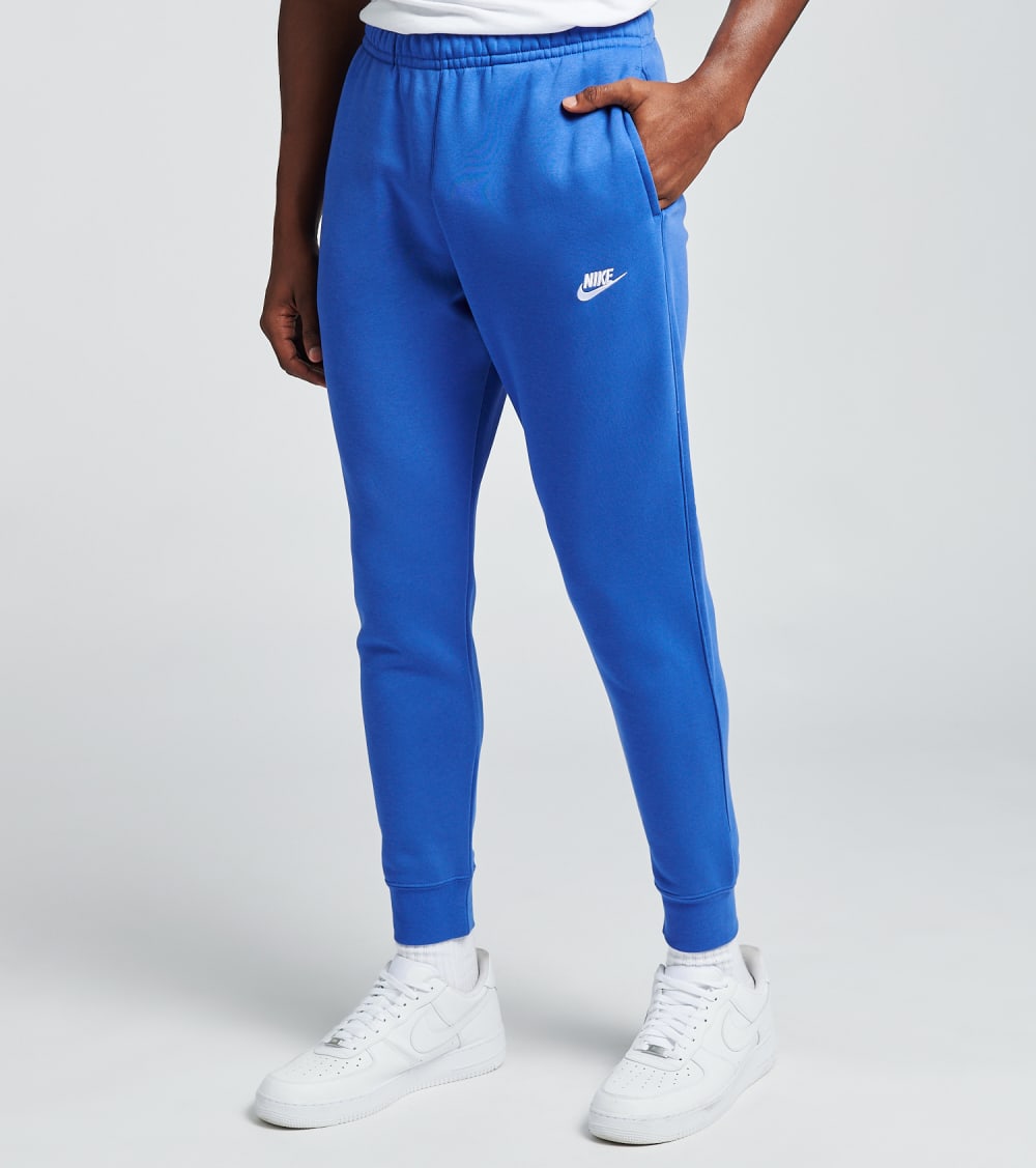 blue nike jogging pants