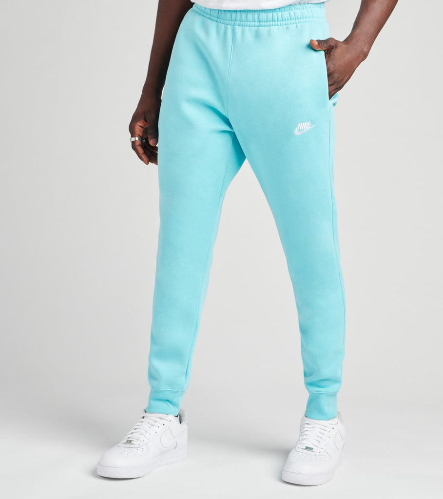 nike club joggers blue