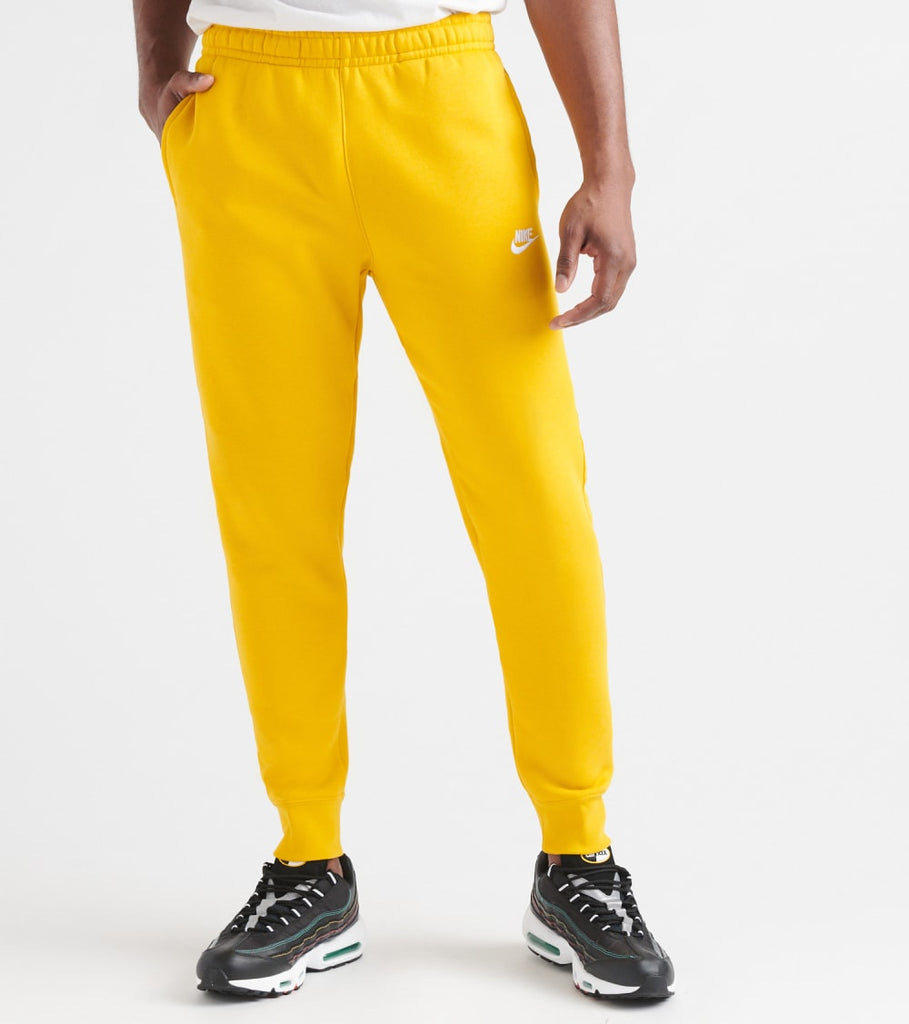 yellow and black nike joggers