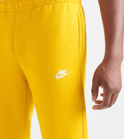 black and yellow nike joggers