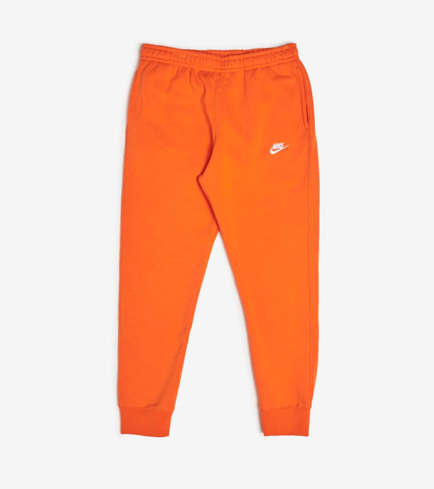 orange nike joggers