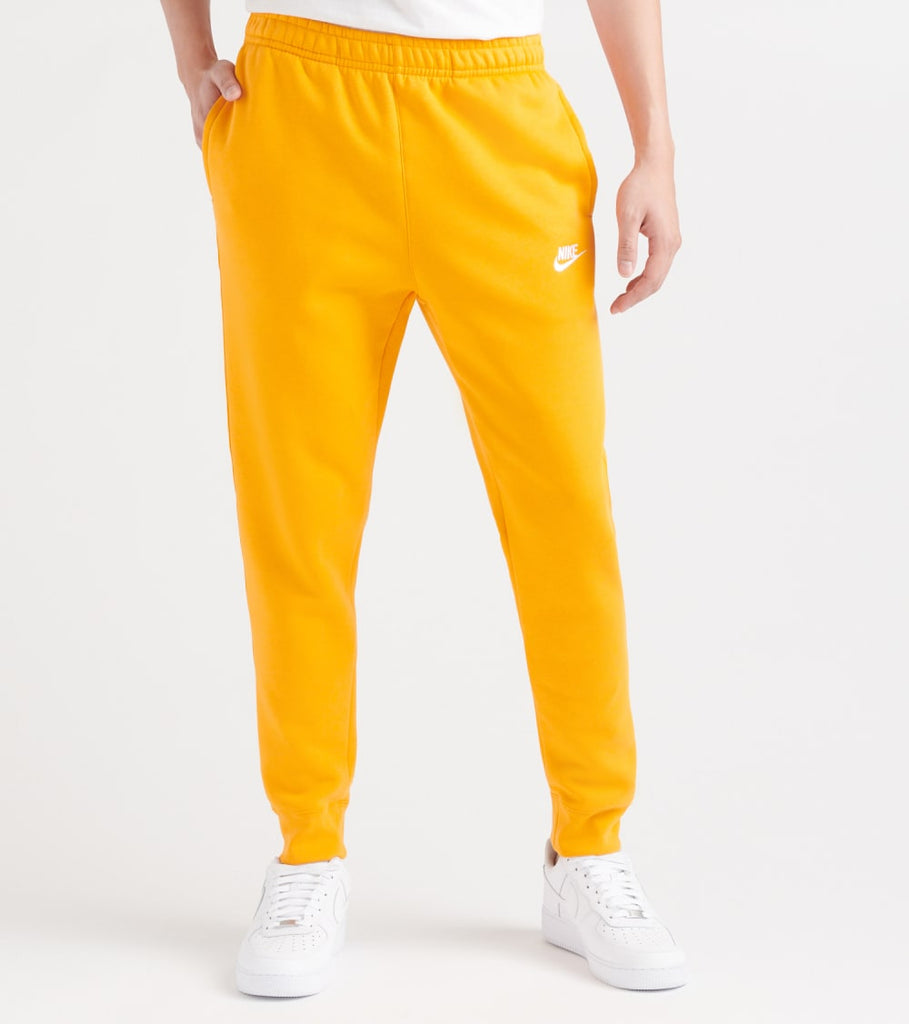 nike club swoosh open hem jogger