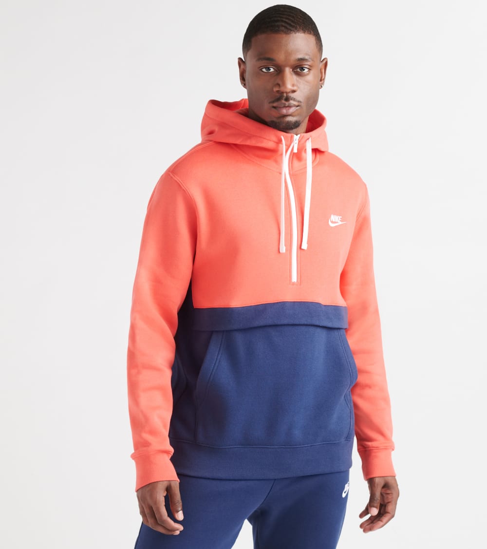 nike club half zip sweat