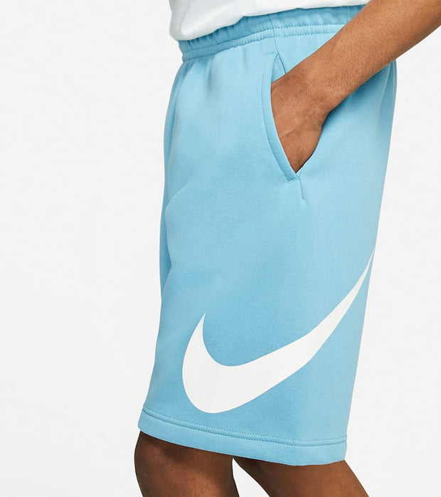 nike club shorts blue