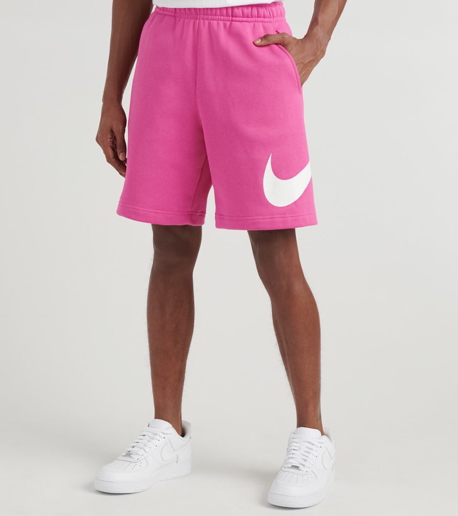 nike pink sweatshorts