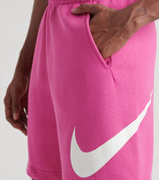 pink and white nike shorts