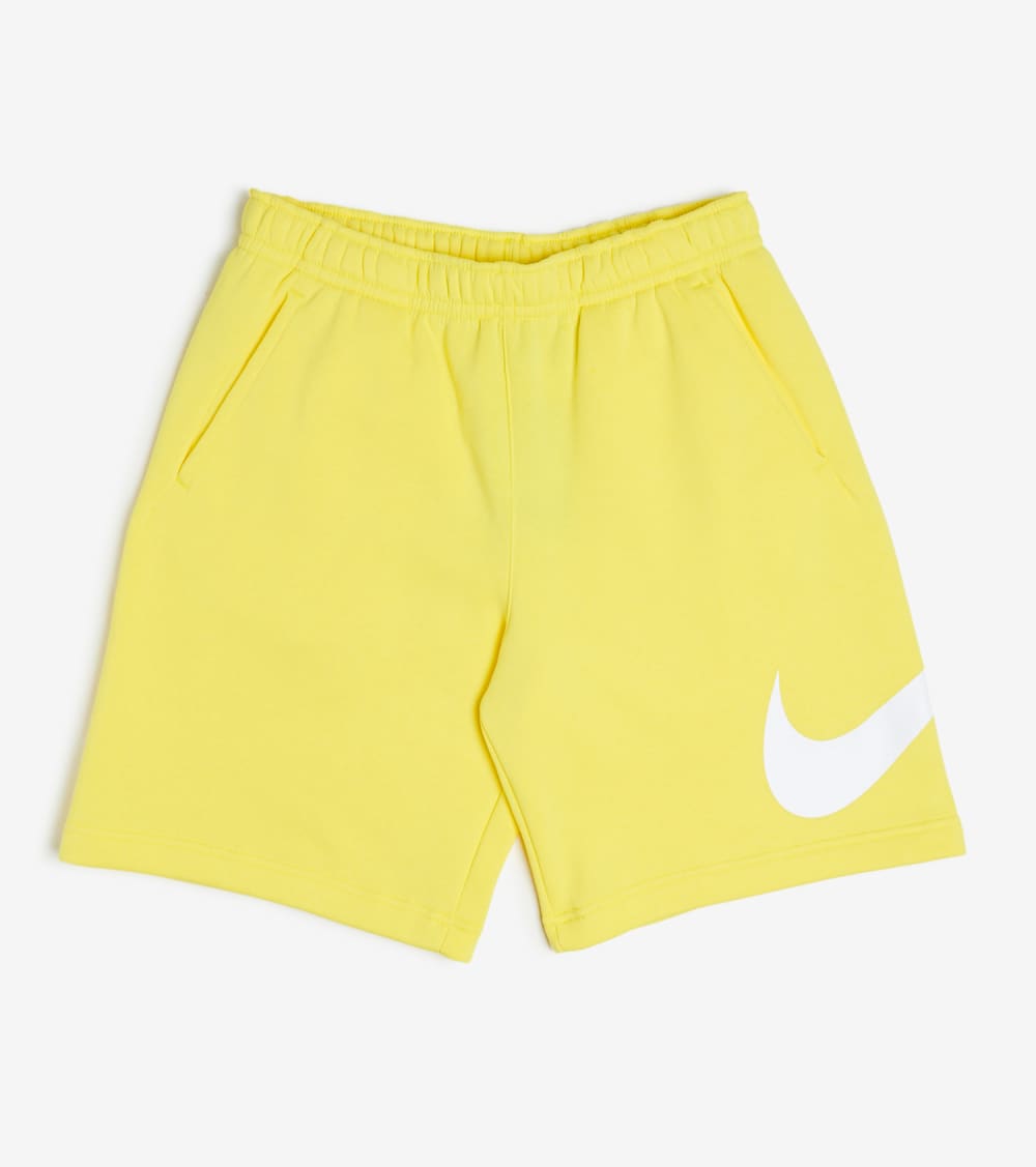 yellow nike cotton shorts