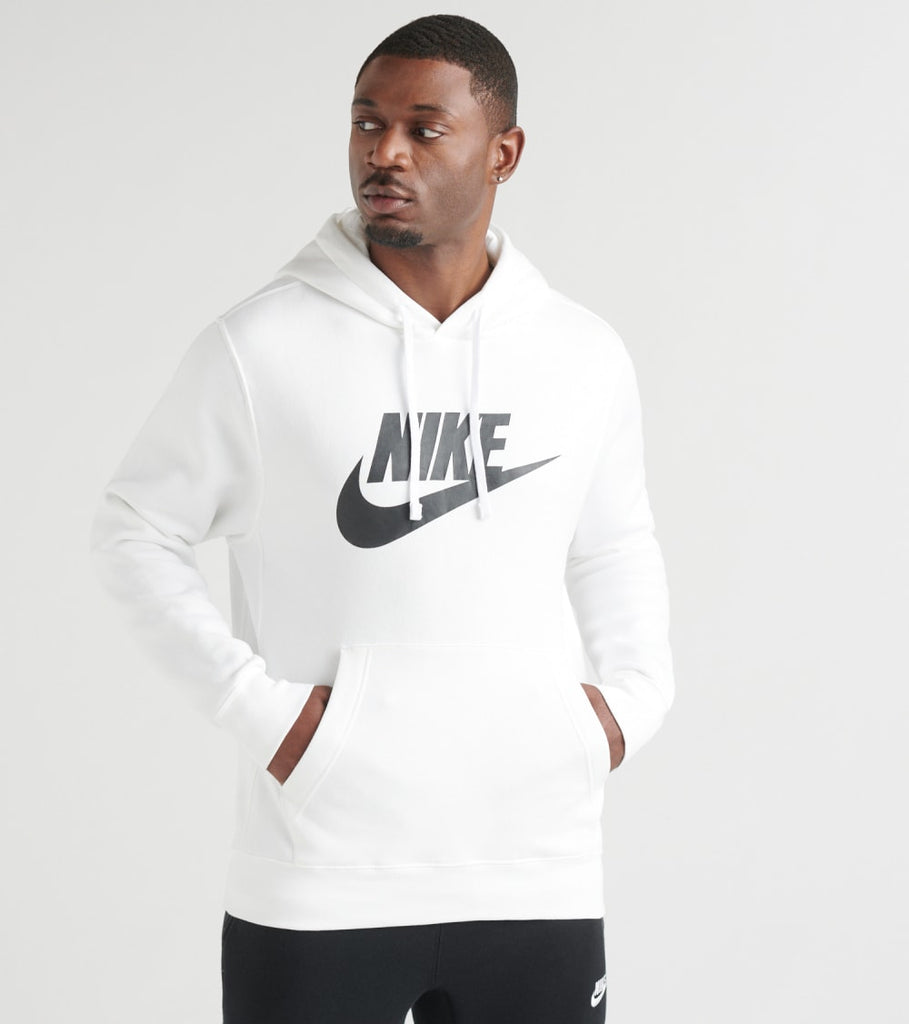Nike NSW Club Pullover Hoodie (White 