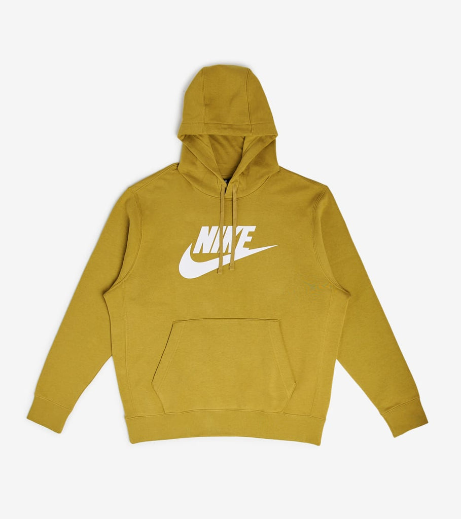 nike sportswear club fleece hoodie yellow