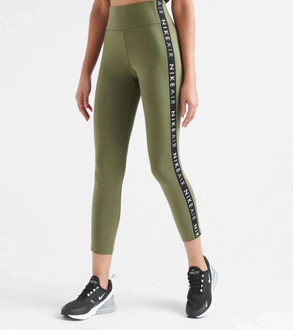 nike olive green tights