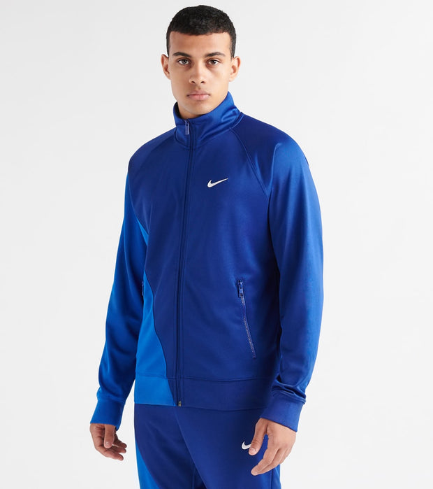 nike swoosh jacket blue