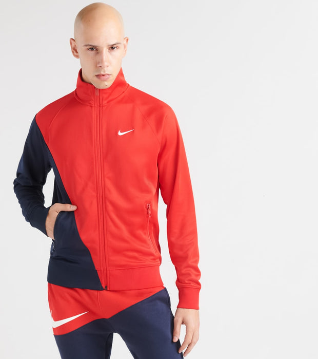 nike red track top