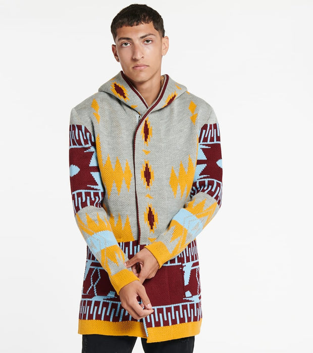 One In A Million  Tribal Sweater  Brown - C7197-TAN | Jimmy Jazz