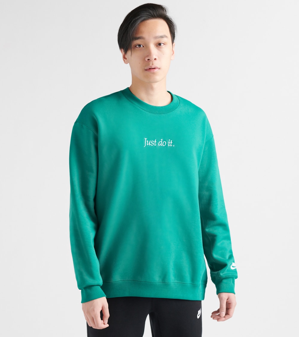 green just do it hoodie