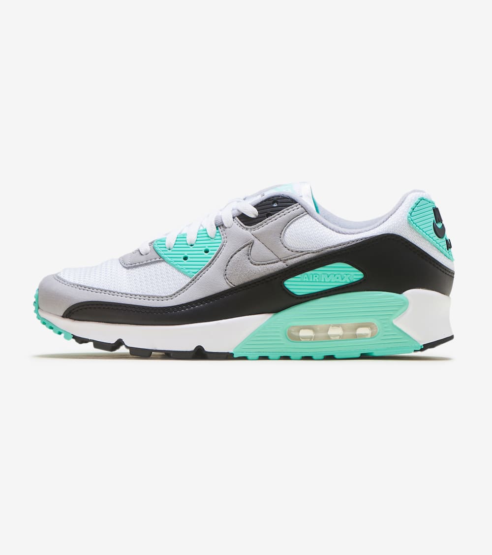 turquoise and white air max