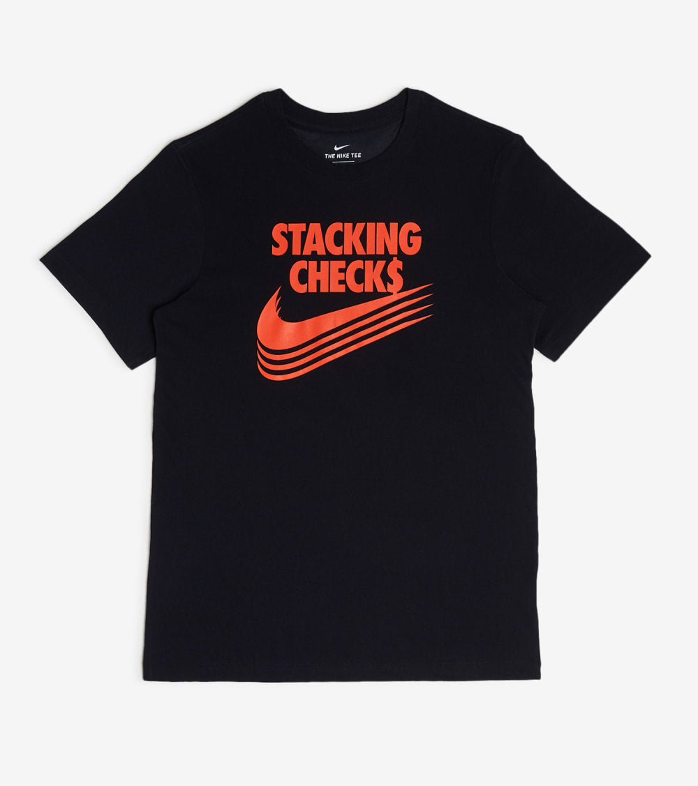 Nike Stacking Checks Dry Fit T-Shirt in 