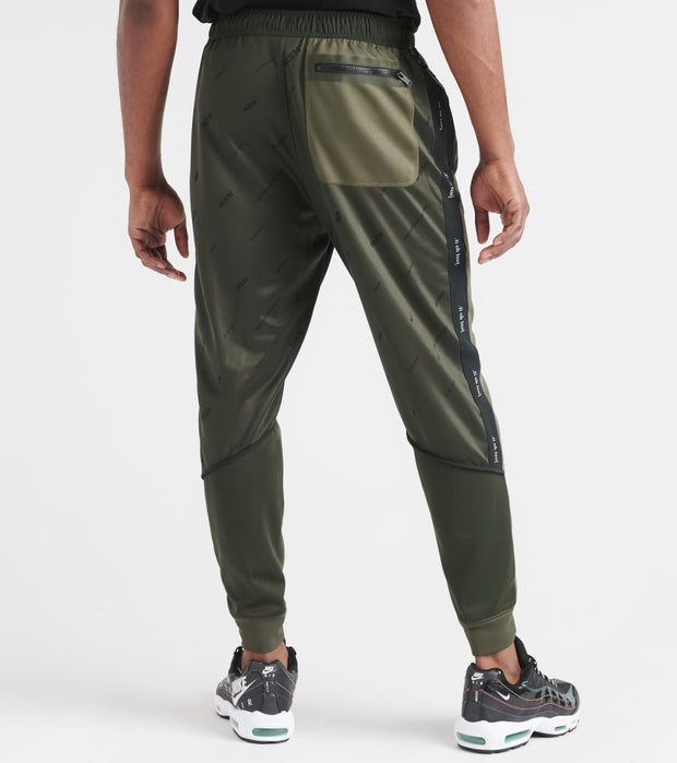 nike tracksuit bottoms green