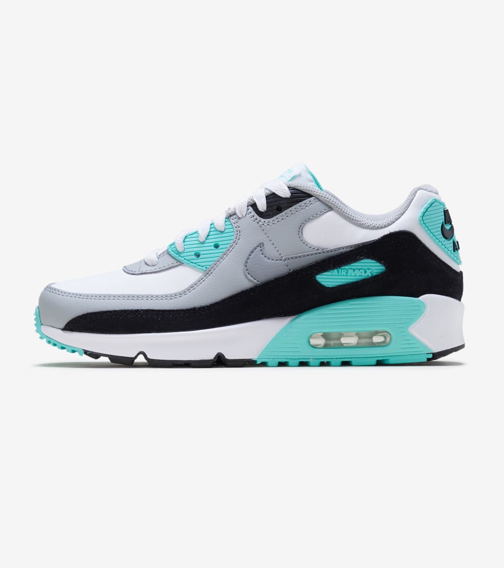 nike air max white and turquoise