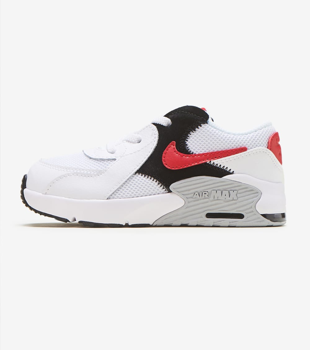 Nike Air Max Excee Shoes in White/Red 