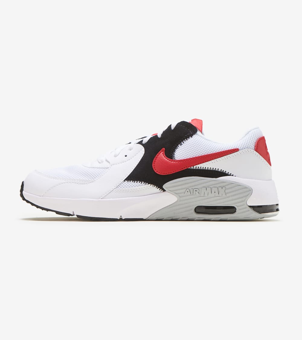 Nike Air Max Excee Shoes in White/Red 
