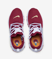 nike presto react burgundy