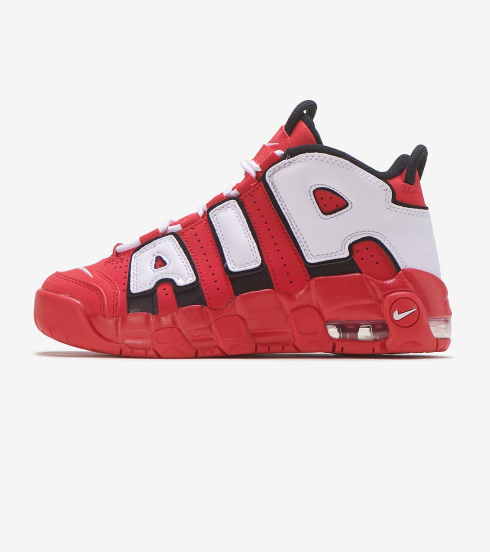 Nike Air More Uptempo Shoes in Red 