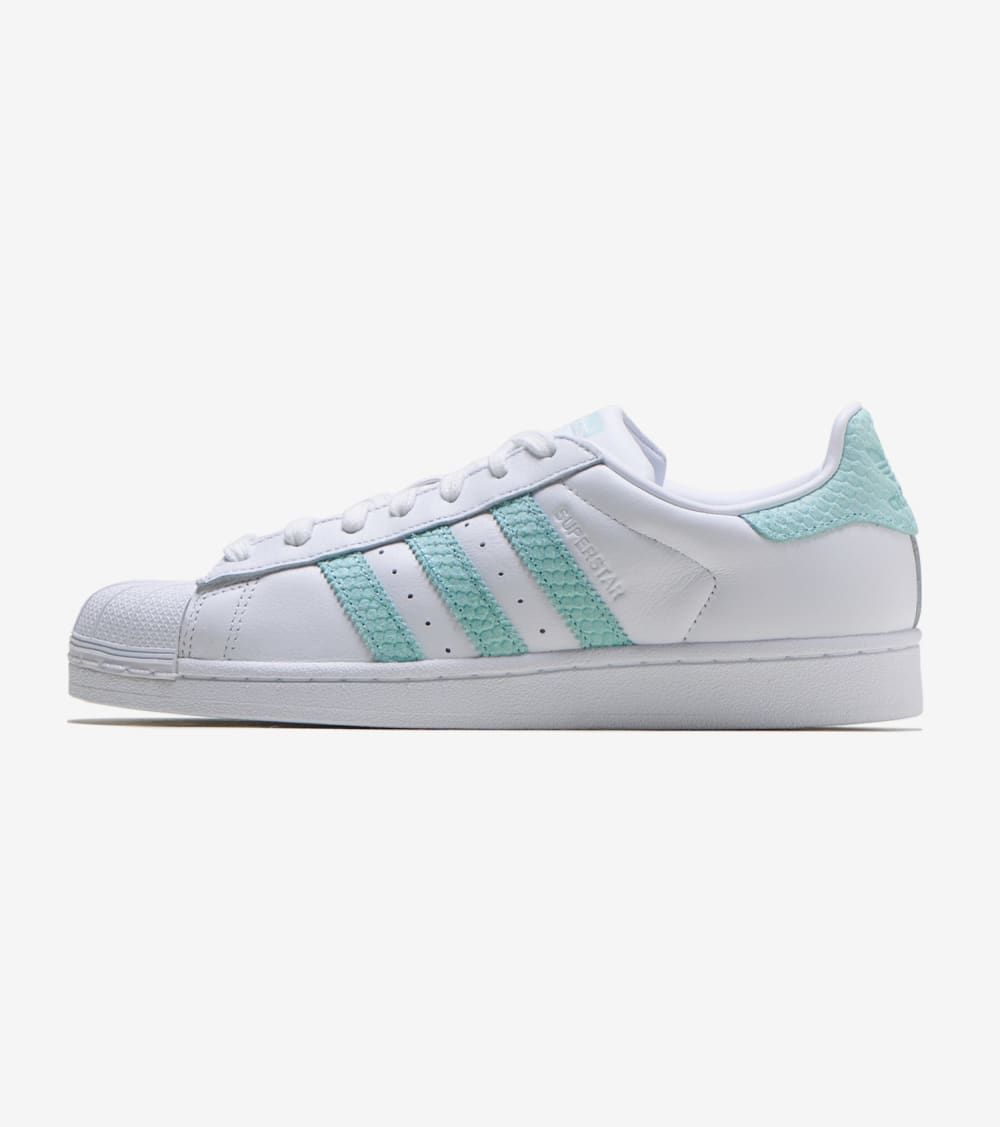 Adidas Superstar W Shoes in White Size 