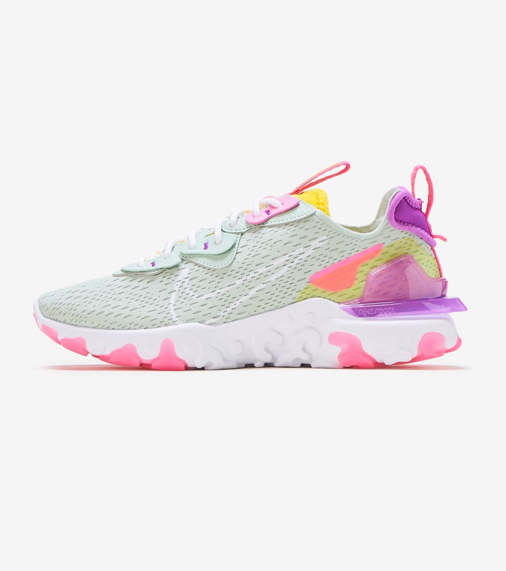 nike react white purple