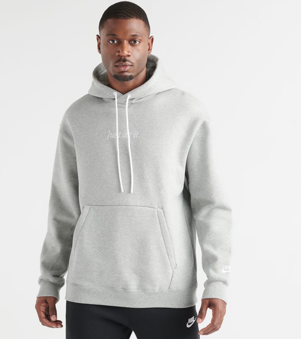 nike men's sportswear just do it fleece pullover hoodie