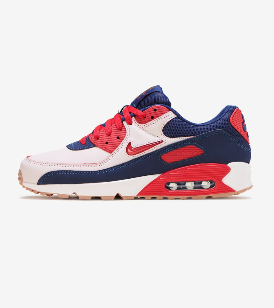 air max 90 white blue red