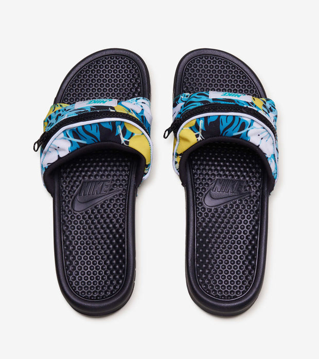 nike sandals with zipper