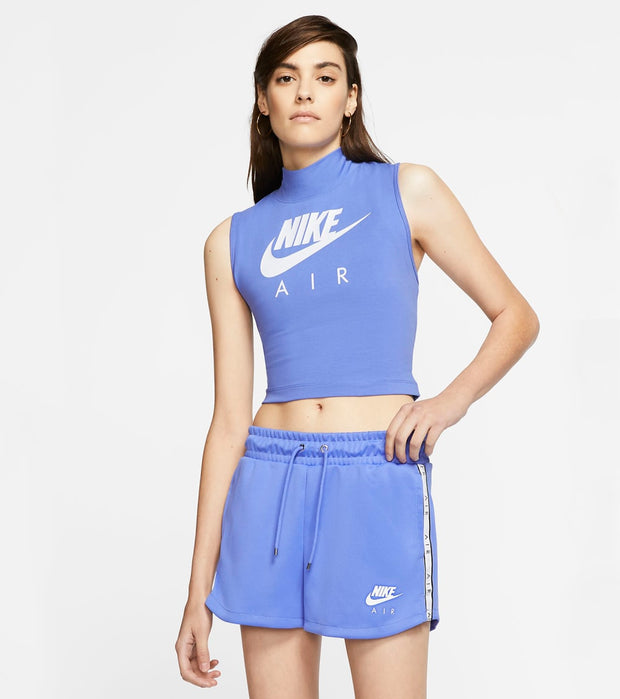 nike air purple crop top