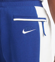 nike air fleece pants blue