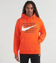 nike nsw hoodie orange